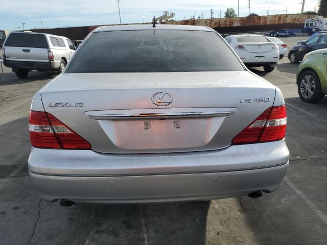 JTHBN36F250176254 - 2005 LEXUS LS 430 SILVER photo 6