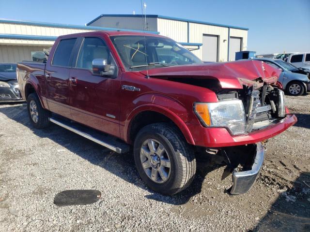 1FTFW1ET2DKD93222 - 2013 FORD F150 SUPERCREW RED photo 4
