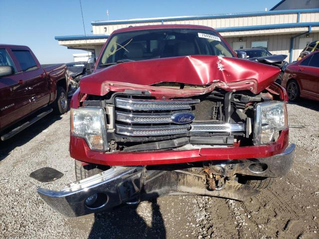 1FTFW1ET2DKD93222 - 2013 FORD F150 SUPERCREW RED photo 5