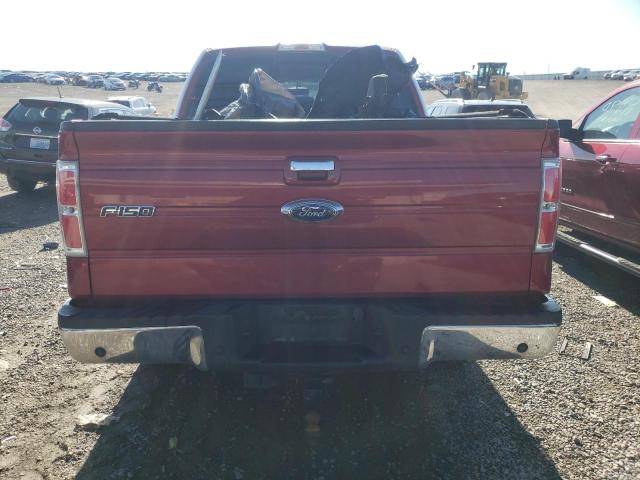 1FTFW1ET2DKD93222 - 2013 FORD F150 SUPERCREW RED photo 6