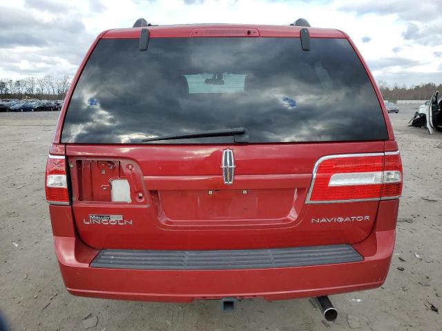 5LMFU28539LJ01192 - 2009 LINCOLN NAVIGATOR RED photo 6