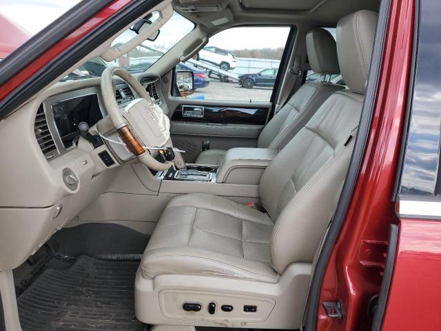 5LMFU28539LJ01192 - 2009 LINCOLN NAVIGATOR წითელი ფოტო 7