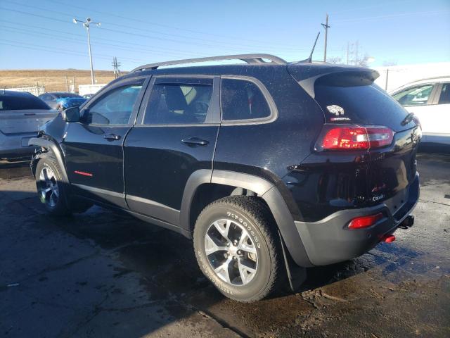 1C4PJMBX4JD534576 - 2018 JEEP CHEROKEE TRAILHAWK BLACK photo 2