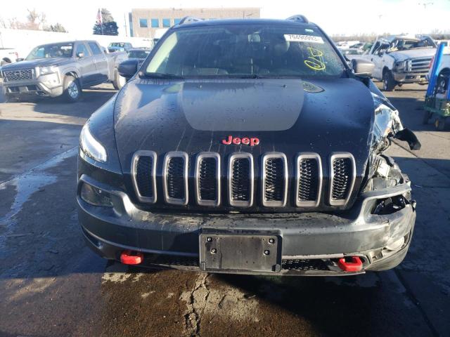 1C4PJMBX4JD534576 - 2018 JEEP CHEROKEE TRAILHAWK BLACK photo 5