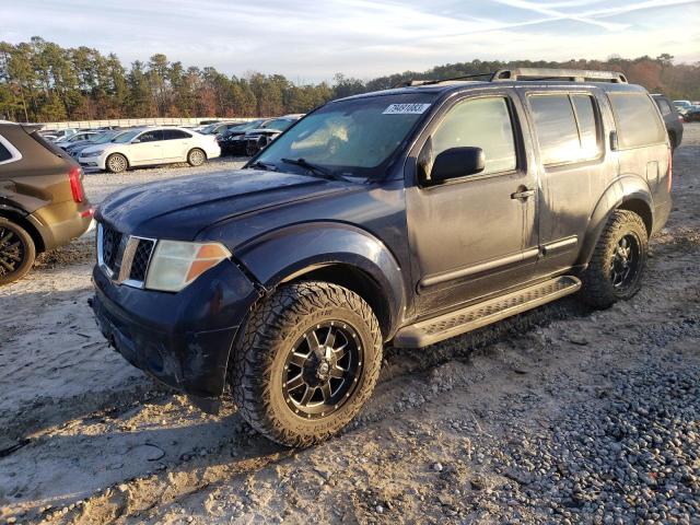 5N1AR18U56C670993 - 2006 NISSAN PATHFINDER LE BLUE photo 1