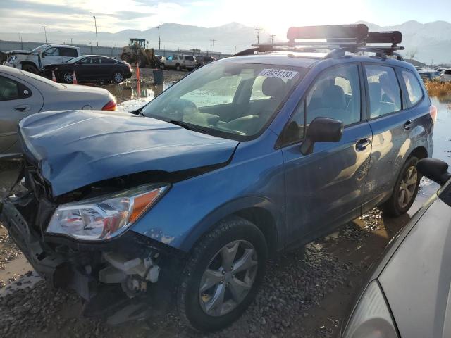 JF2SJABC3FH431270 - 2015 SUBARU FORESTER 2.5I BLUE photo 1