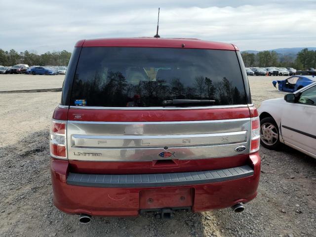 2FMGK5D80DBD22269 - 2013 FORD FLEX LIMITED RED photo 6