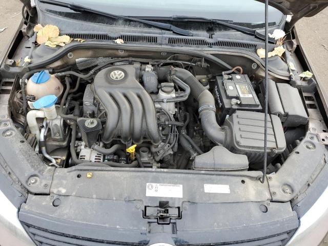 3VW2K7AJ1EM236225 - 2014 VOLKSWAGEN JETTA BASE TAN photo 11