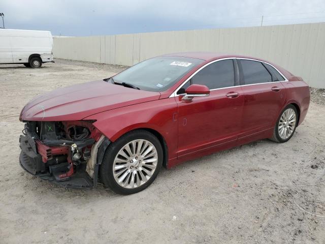 3LN6L2G92DR827193 - 2013 LINCOLN MKZ RED photo 1