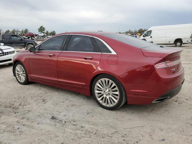 3LN6L2G92DR827193 - 2013 LINCOLN MKZ RED photo 2