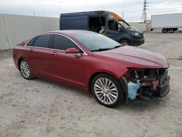 3LN6L2G92DR827193 - 2013 LINCOLN MKZ RED photo 4