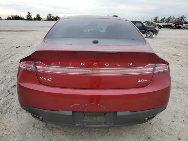 3LN6L2G92DR827193 - 2013 LINCOLN MKZ RED photo 6