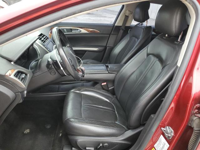 3LN6L2G92DR827193 - 2013 LINCOLN MKZ RED photo 7