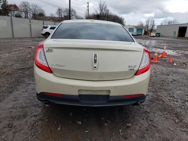 1LNHL9EK0EG604134 - 2014 LINCOLN MKS CREAM photo 6