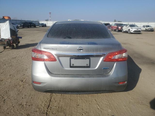 3N1AB7AP9EY261744 - 2014 NISSAN SENTRA S SILVER photo 6