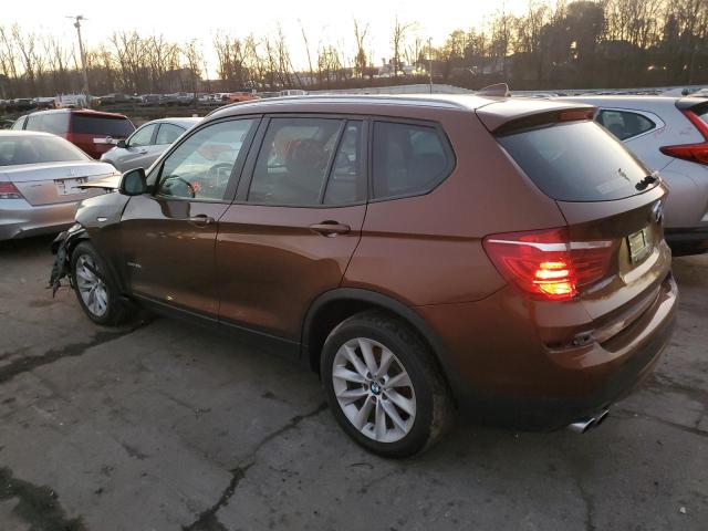 5UXWX9C33H0W74413 - 2017 BMW X3 XDRIVE28I BROWN photo 2