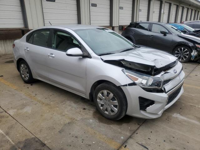 3KPA24ADXME369775 - 2021 KIA RIO LX SILVER photo 4