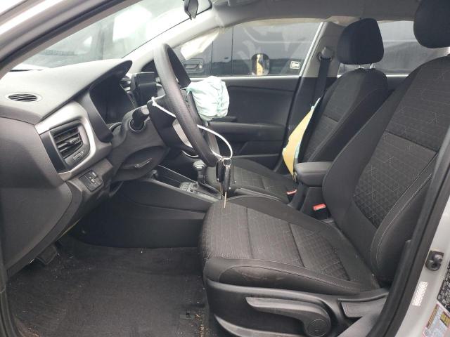 3KPA24ADXME369775 - 2021 KIA RIO LX SILVER photo 7