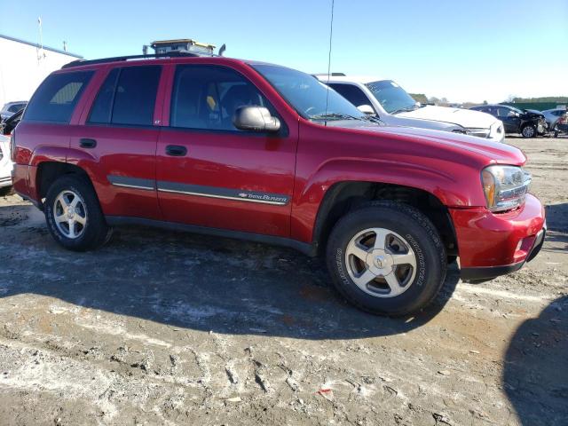 1GNDS13S222370265 - 2002 CHEVROLET TRAILBLAZE RED photo 4