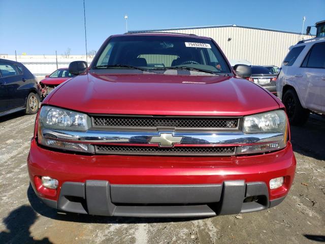 1GNDS13S222370265 - 2002 CHEVROLET TRAILBLAZE RED photo 5