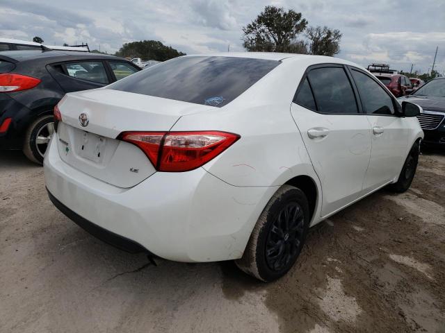 5YFBURHE4KP926766 - 2019 TOYOTA COROLLA L WHITE photo 3