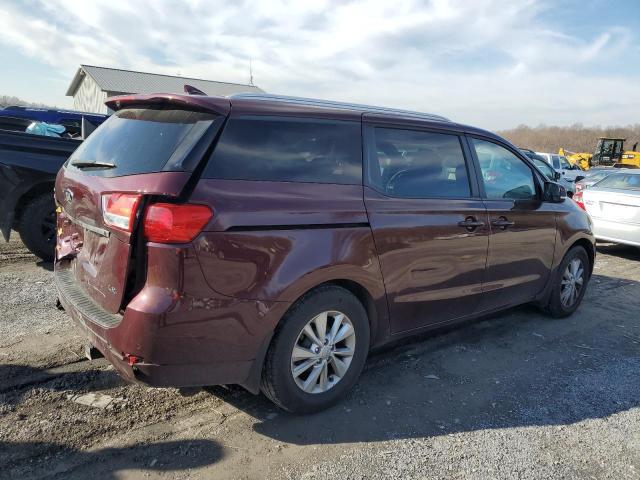 KNDMB5C11G6125173 - 2016 KIA SEDONA LX BURGUNDY photo 3