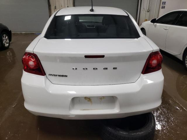 1C3CDZAB0DN752865 - 2013 DODGE AVENGER SE WHITE photo 6