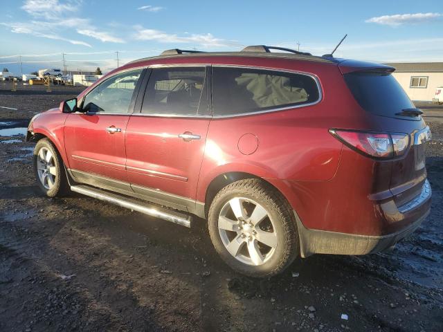 1GNKVJKD2FJ181029 - 2015 CHEVROLET TRAVERSE LTZ RED photo 2