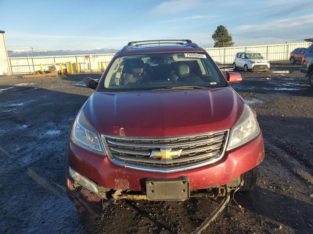 1GNKVJKD2FJ181029 - 2015 CHEVROLET TRAVERSE LTZ RED photo 5