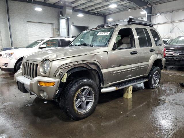 1J4GL38K83W634343 - 2003 JEEP LIBERTY RENEGADE TAN photo 1