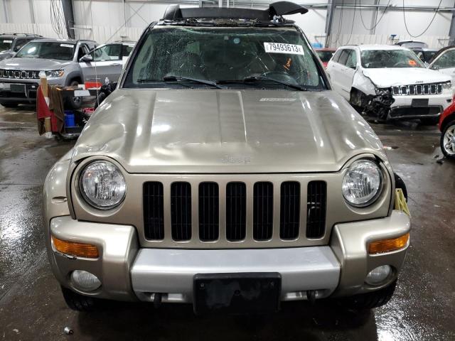 1J4GL38K83W634343 - 2003 JEEP LIBERTY RENEGADE TAN photo 5