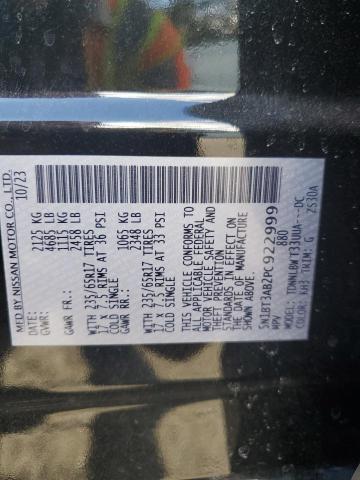 5N1BT3AB2PC922999 - 2023 NISSAN ROGUE S BLACK photo 13