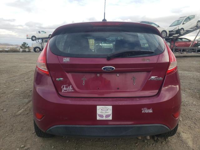 3FADP4EJ9BM149275 - 2011 FORD FIESTA SE RED photo 6