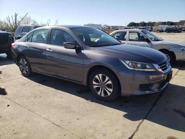 1HGCR2F37EA284522 - 2014 HONDA ACCORD LX GRAY photo 4