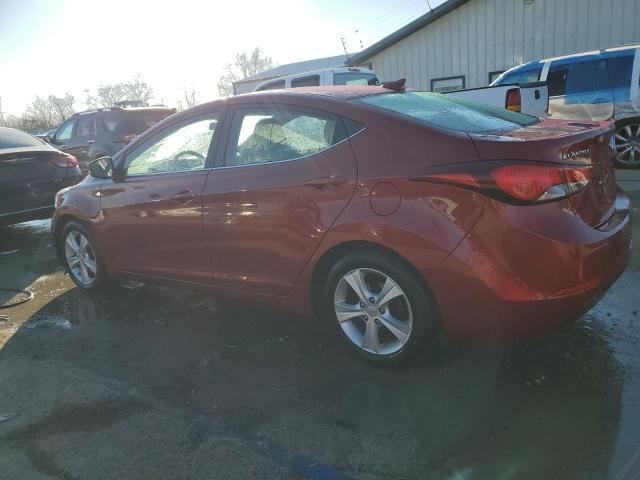 5NPDH4AE7GH756174 - 2016 HYUNDAI ELANTRA SE RED photo 2