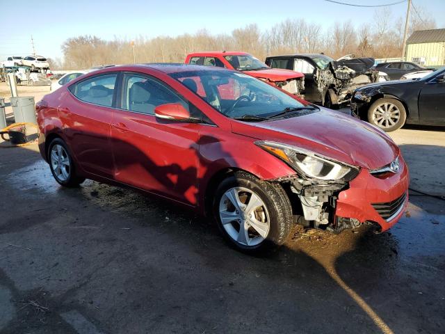 5NPDH4AE7GH756174 - 2016 HYUNDAI ELANTRA SE RED photo 4