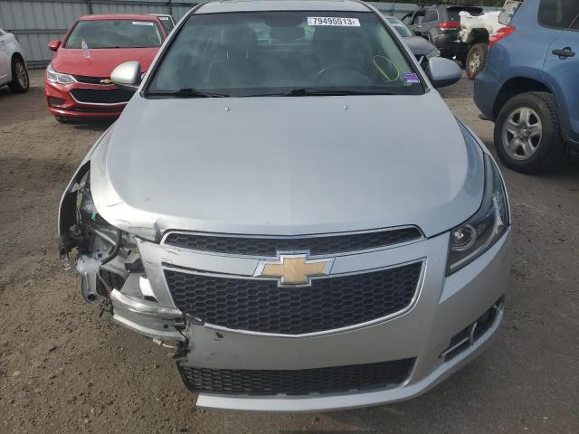 1G1PG5SCXC7269755 - 2012 CHEVROLET CRUZE LT SILVER photo 5