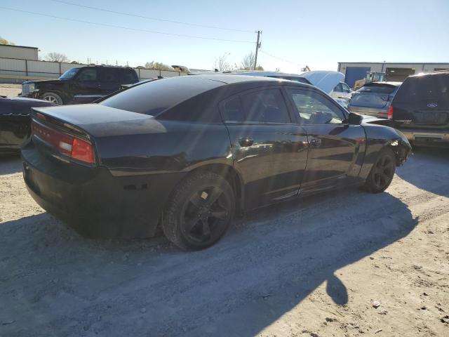 2B3CL3CG9BH506635 - 2011 DODGE CHARGER BLACK photo 3