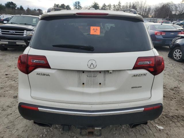 2HNYD2H24CH527249 - 2012 ACURA MDX WHITE photo 6