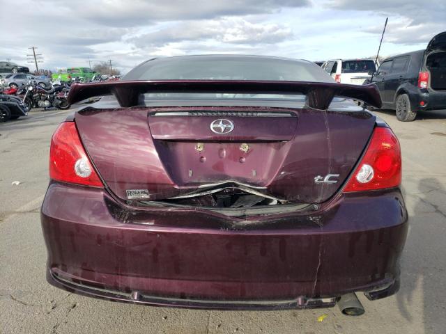 JTKDE167570205846 - 2007 TOYOTA SCION TC BURGUNDY photo 6