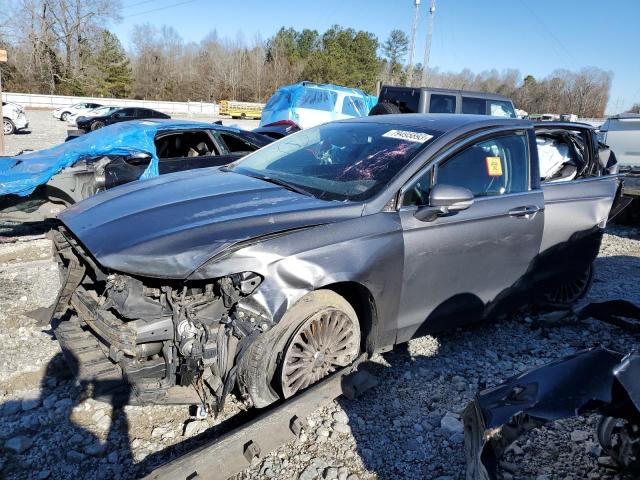 3FA6P0K9XDR363841 - 2013 FORD FUSION TITANIUM GRAY photo 1