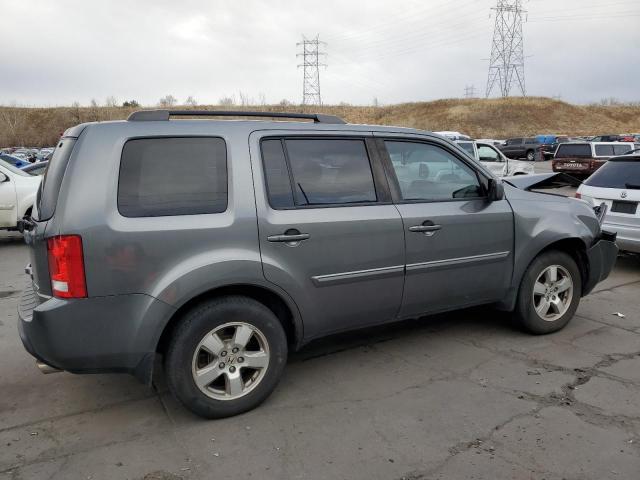 5FNYF4H76BB049654 - 2011 HONDA PILOT EXLN GRAY photo 3