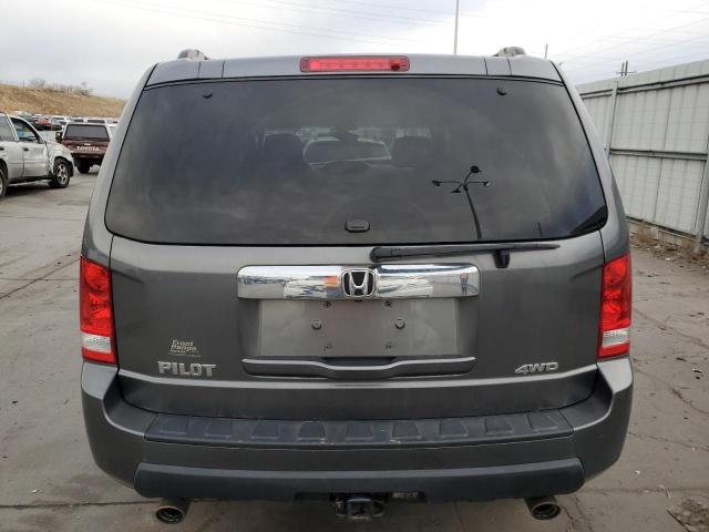 5FNYF4H76BB049654 - 2011 HONDA PILOT EXLN GRAY photo 6