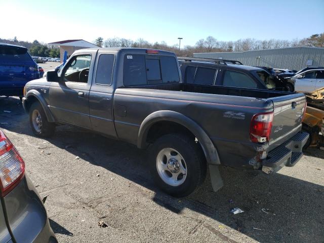 1FTYR15E74PA95950 - 2004 FORD RANGER SUPER CAB GRAY photo 2