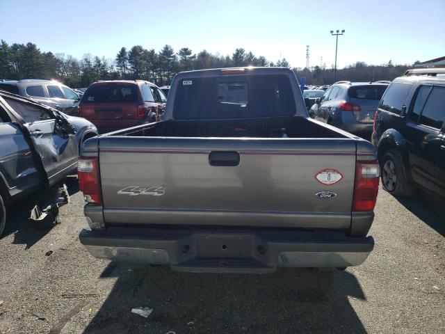 1FTYR15E74PA95950 - 2004 FORD RANGER SUPER CAB GRAY photo 6