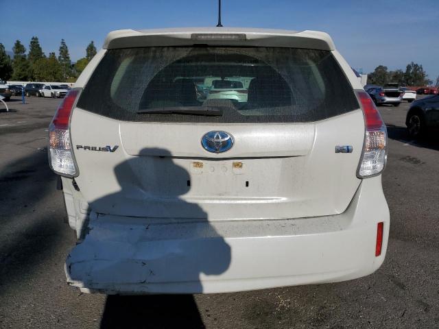 JTDZN3EU5HJ057323 - 2017 TOYOTA PRIUS V WHITE photo 6