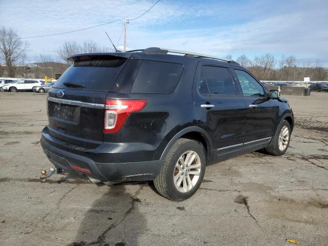 1FM5K7D89EGB87936 - 2014 FORD EXPLORER XLT BLACK photo 3