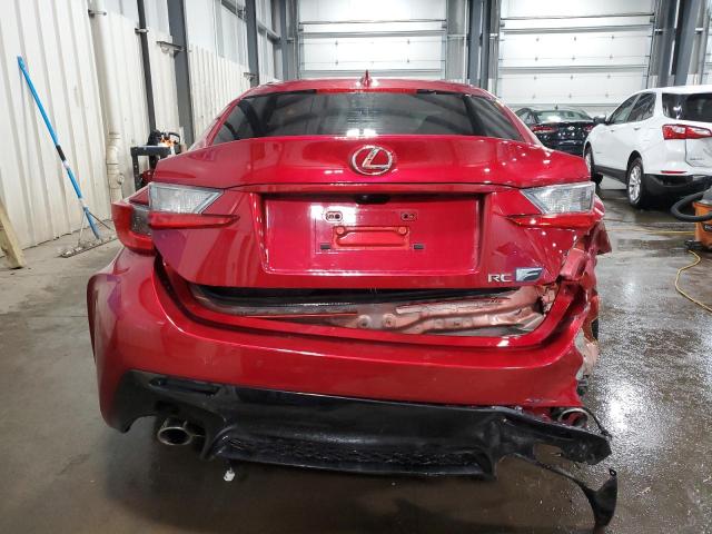 JTHHP5BC4H5005833 - 2017 LEXUS RC-F RED photo 6