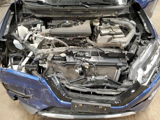 5N1AT2MV0HC743826 - 2017 NISSAN ROGUE SV BLUE photo 11