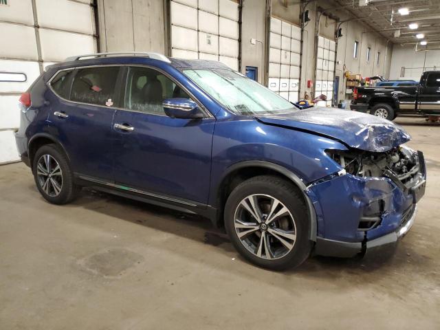 5N1AT2MV0HC743826 - 2017 NISSAN ROGUE SV BLUE photo 4